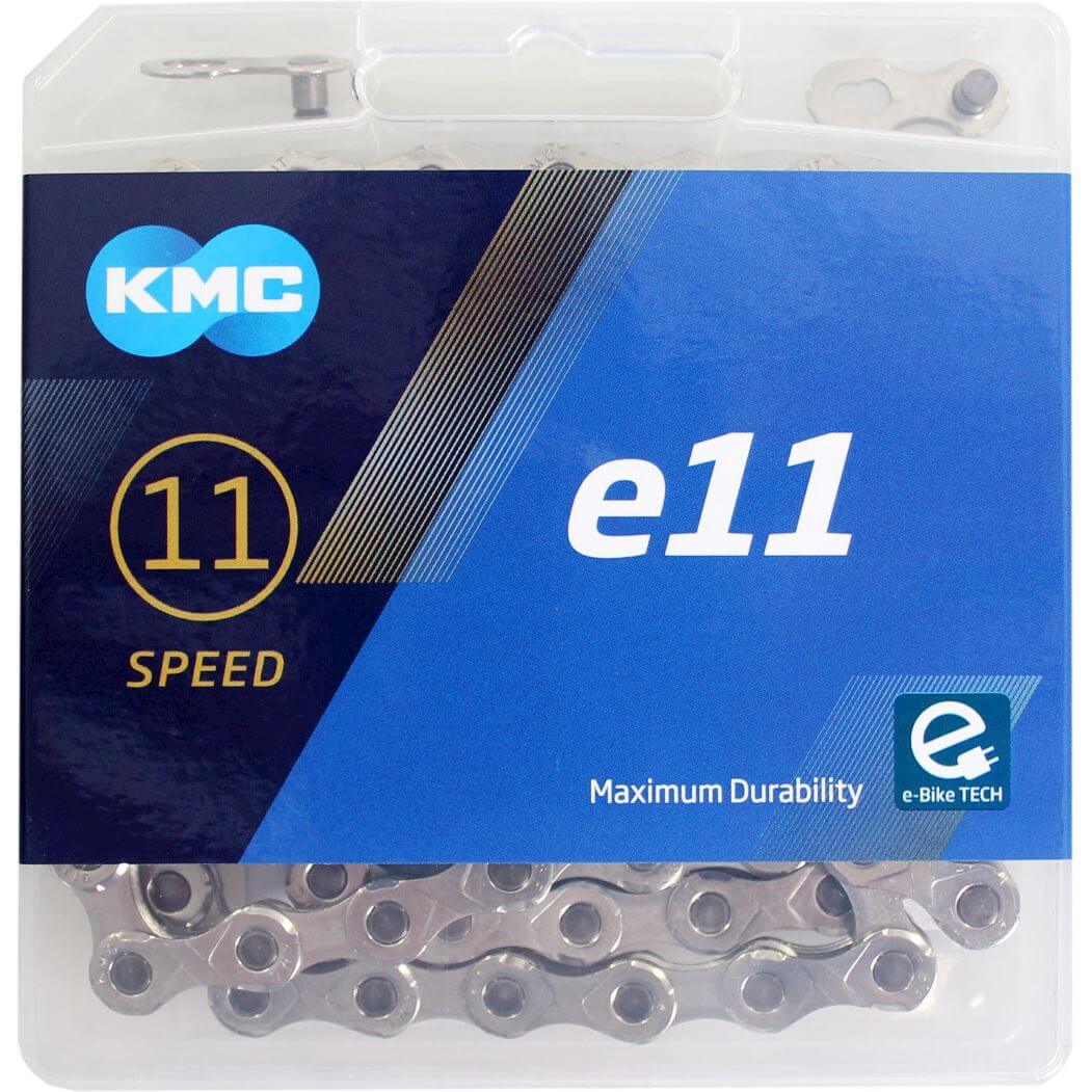 KMC ketting E11 silver E-bike 122s - AE-trading