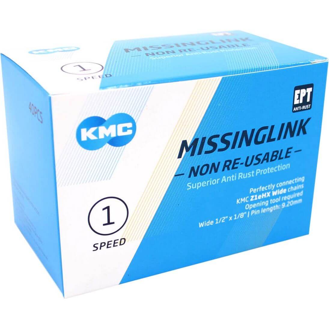 ds KMC missinglink Z1eHX 1/8 EPT (40) - AE-trading