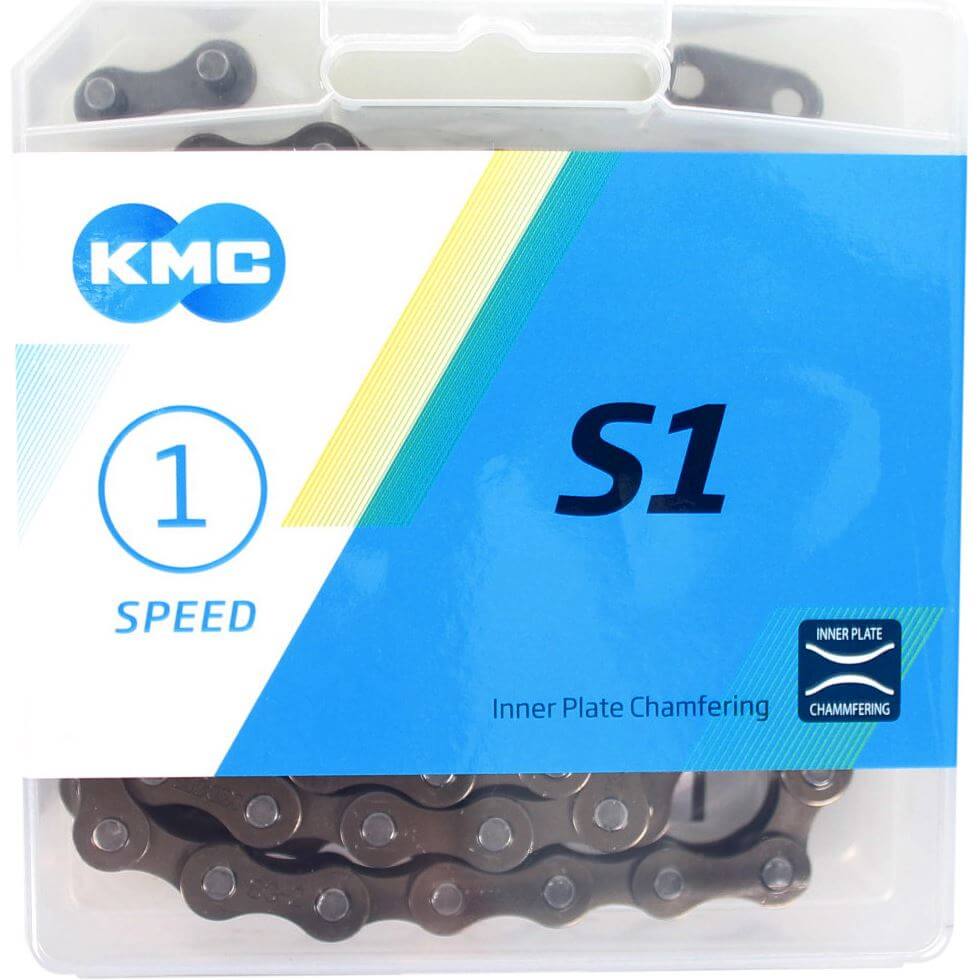 KMC ketting S1 1/8 wide brown 112s - AE-trading