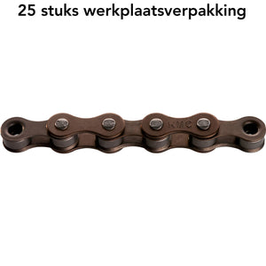 ds KMC ketting S1 1/8 wide brown bulk (25) - AE-trading
