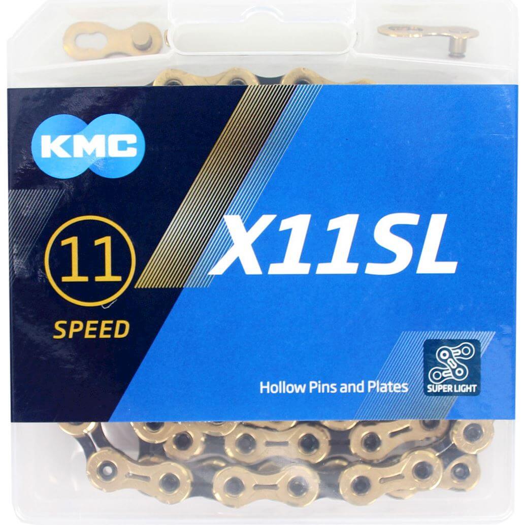 KMC ketting X11SL gold/black 118s - AE-trading