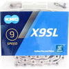 KMC ketting X9SL silver 114s - AE-trading