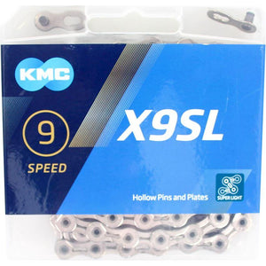 KMC ketting X9SL silver 114s - AE-trading