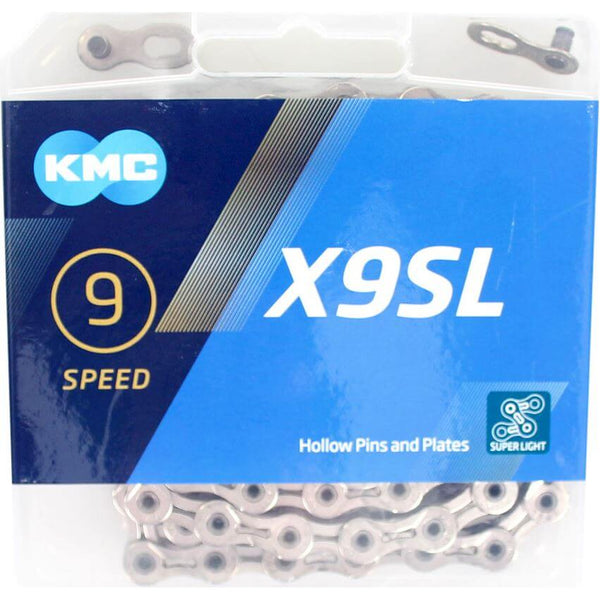 KMC ketting X9SL silver 114s - AE-trading