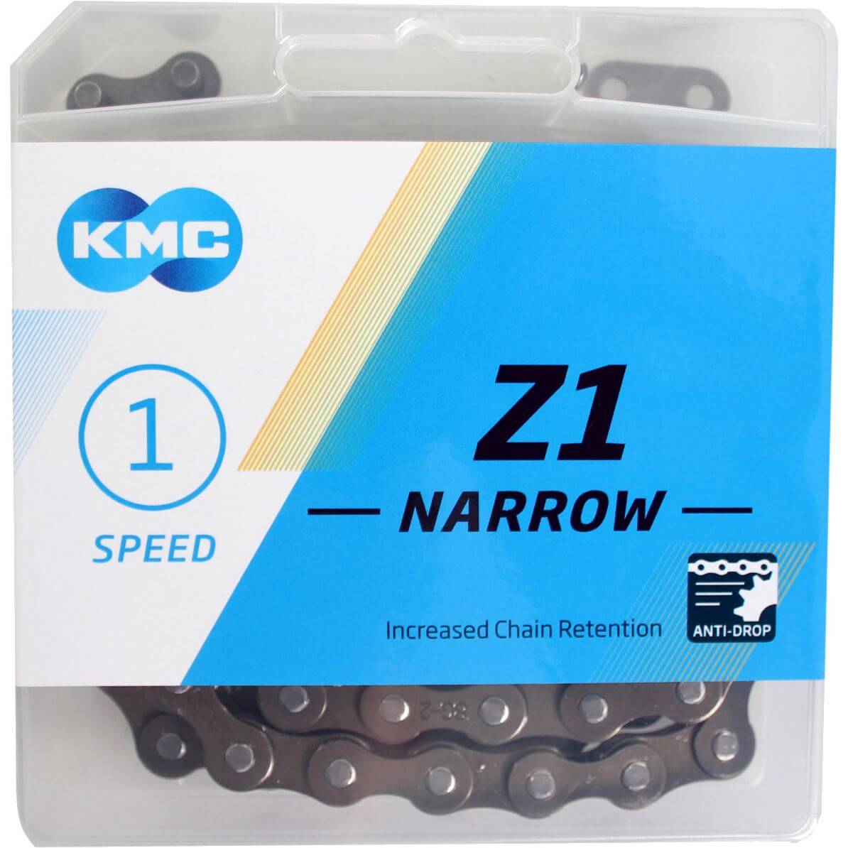 KMC ketting Z1 3/32 narrow brown 112s - AE-trading