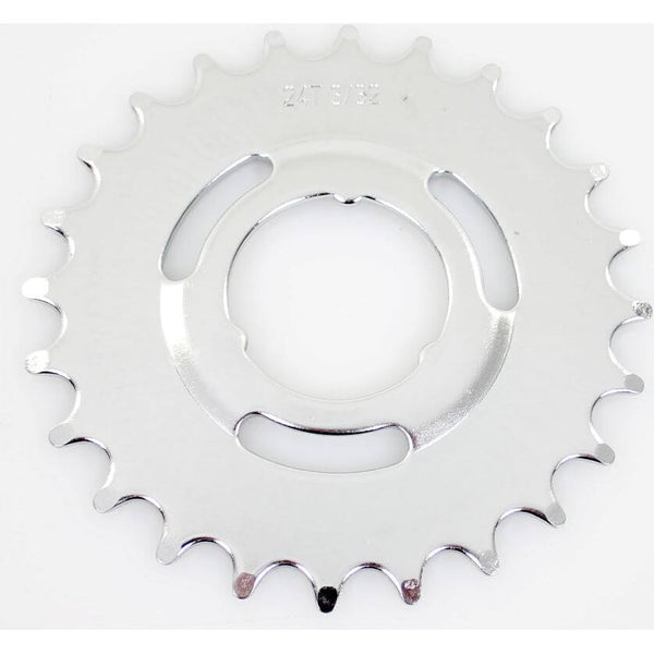 tandwiel 24t bol 3/32 chroom - AE-trading