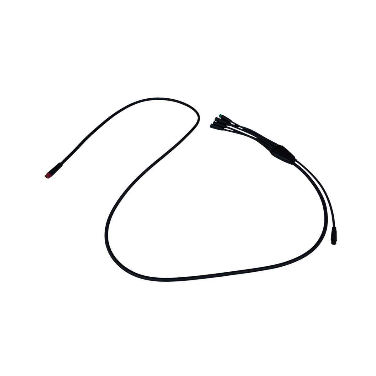 Kabelboom Ouxi V8 Fatbike - Zwarte Koplamp Kabel - 6 Pins