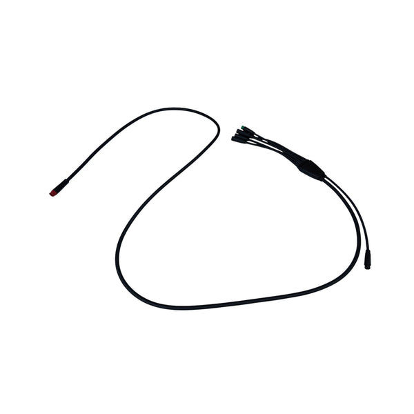 Kabelboom Ouxi V8 Fatbike - Zwarte Koplamp Kabel - 6 Pins - AE-trading