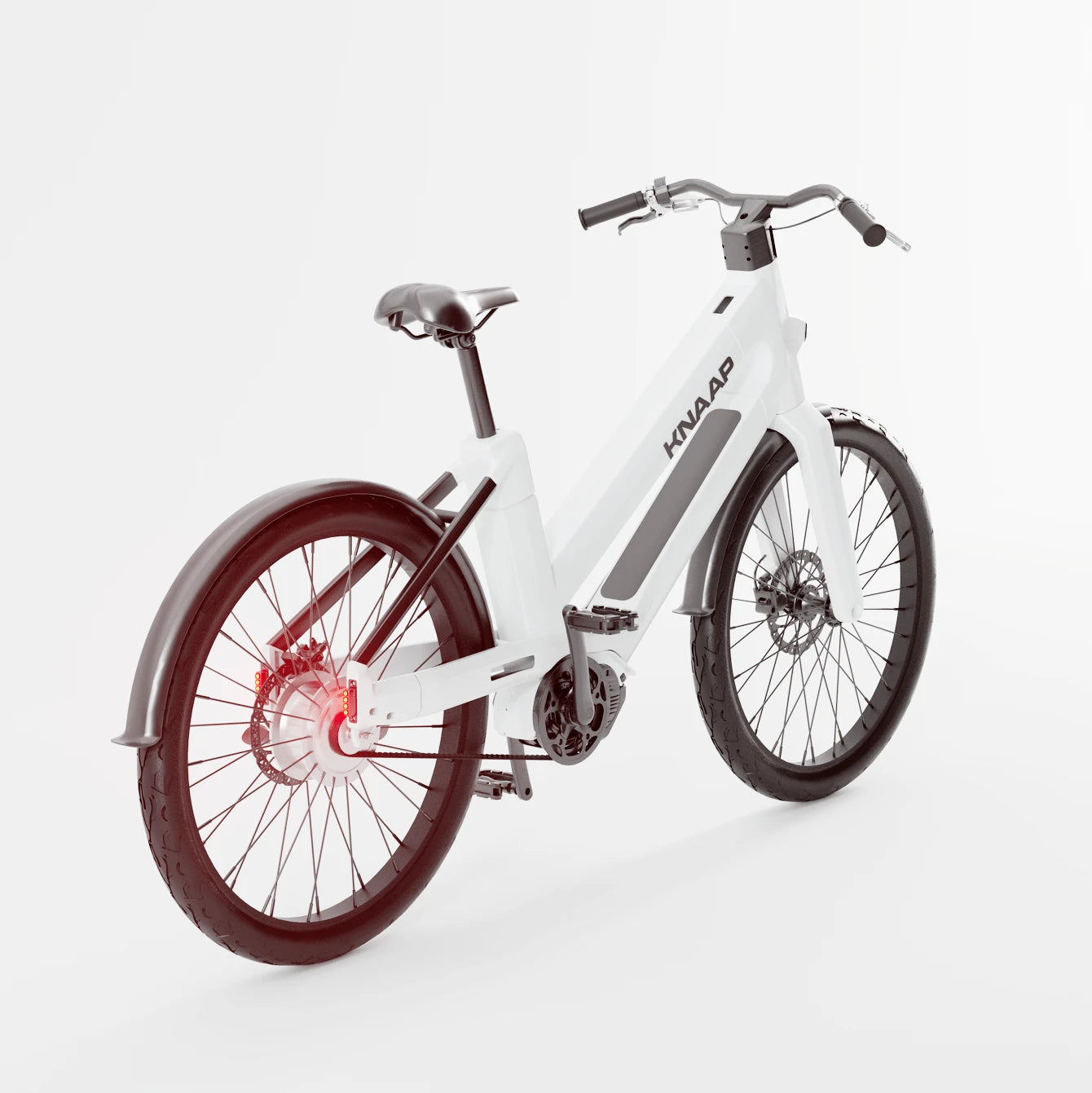 Knaap LAX Elektrische Fiets - Lage Instap - Wit - AE-trading
