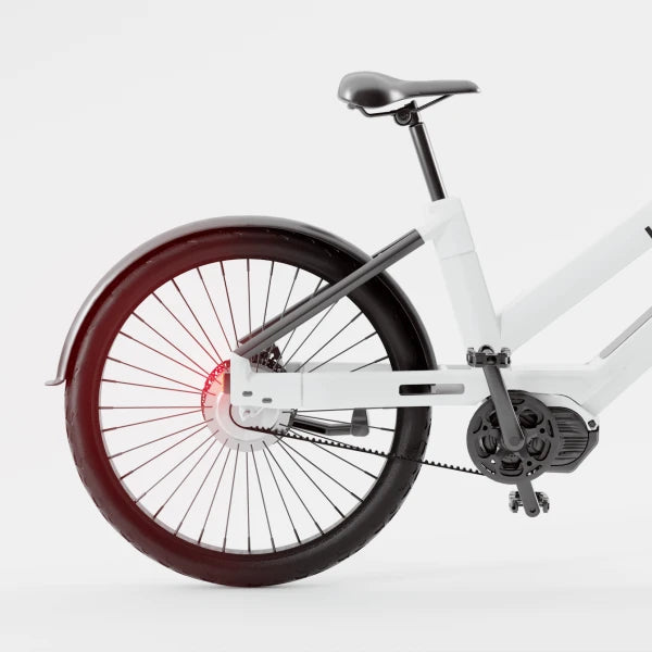 Knaap LAX Elektrische Fiets - Lage Instap - Wit - AE-trading