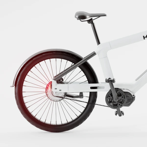 Knaap NYC Elektrische Fiets - Hoge Instap - Wit - AE-trading