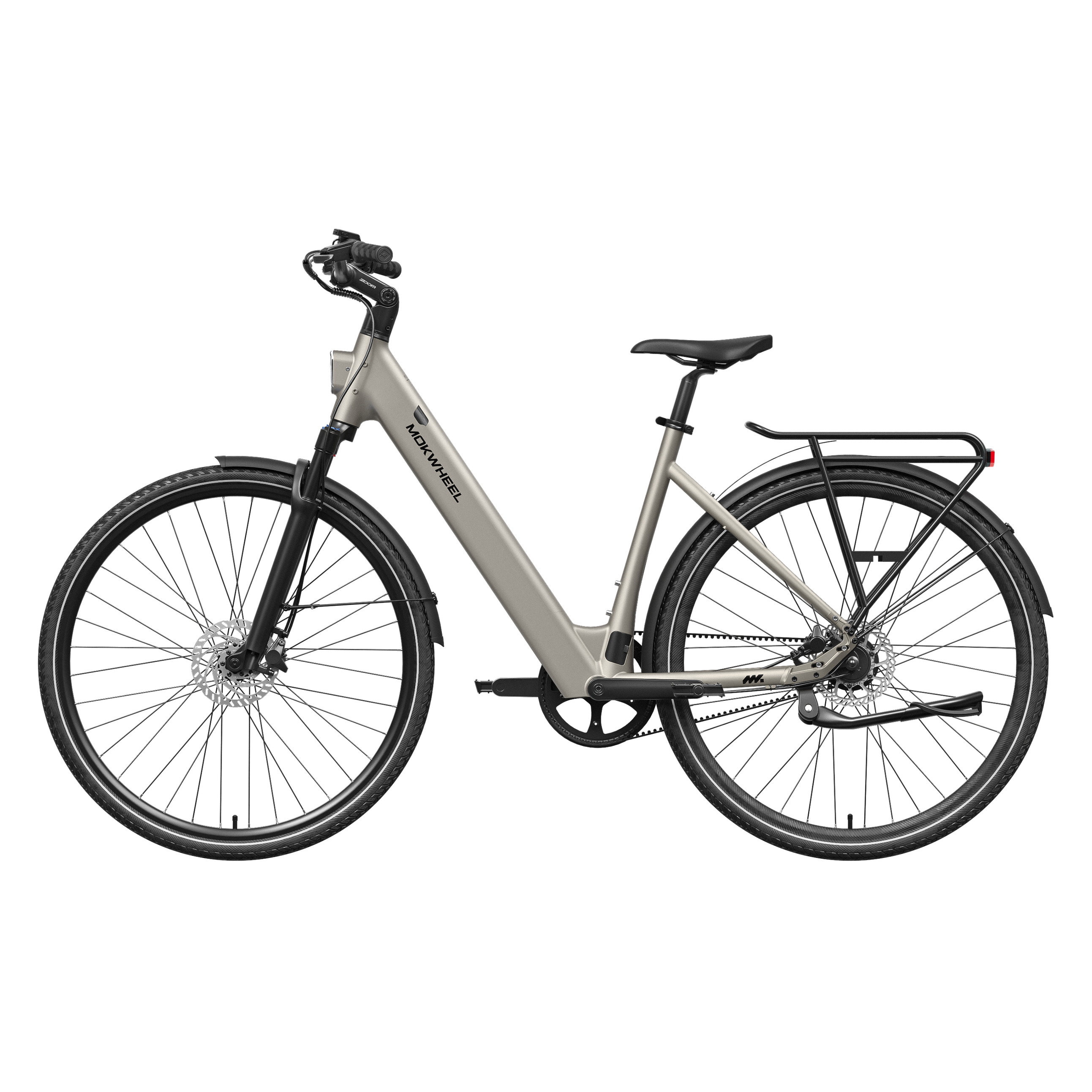 Knaap x Mokwheel Vybe Elektrische Fiets - Champagne - Framemaat M - AE-trading
