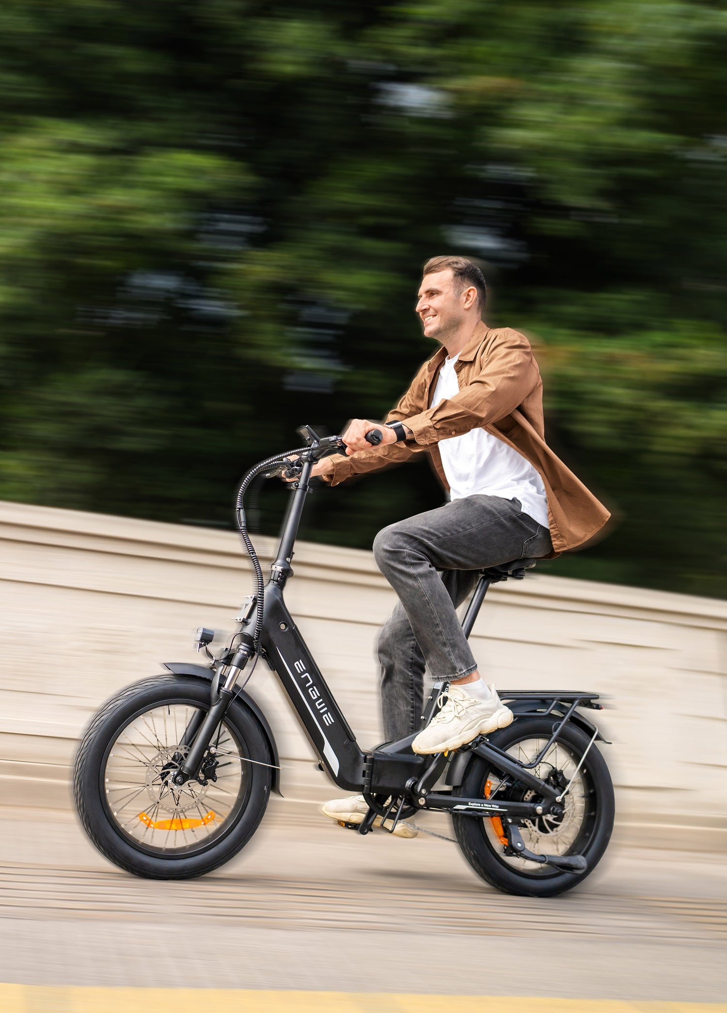 Engwe L20 3.0 Boost Fatbike Vouwfiets Elektrisch - Zwart - AE-trading