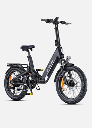 Engwe L20 3.0 Boost Fatbike Vouwfiets Elektrisch - Zwart - AE-trading