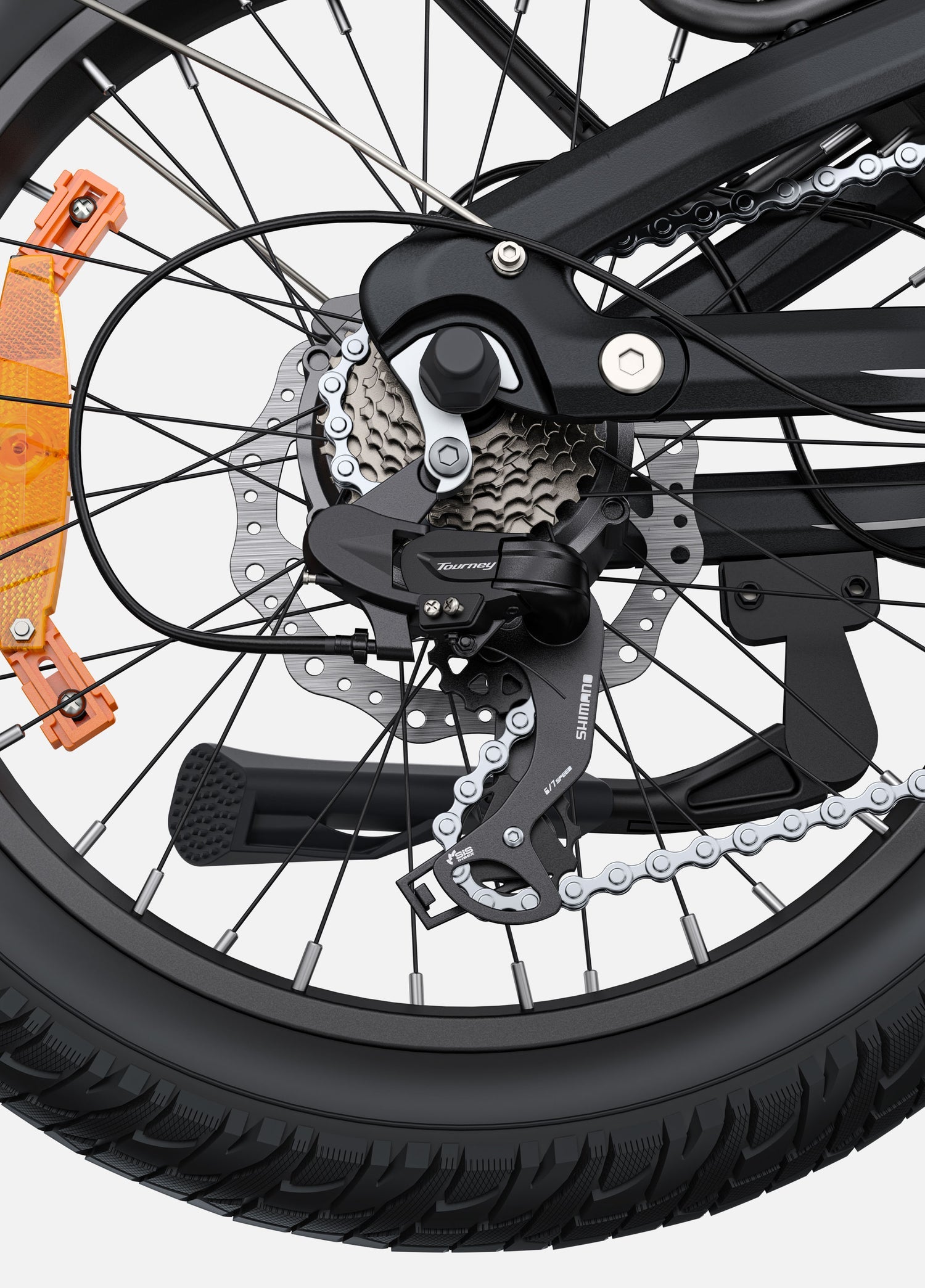 Engwe L20 3.0 Boost Fatbike Vouwfiets Elektrisch - Zwart - AE-trading