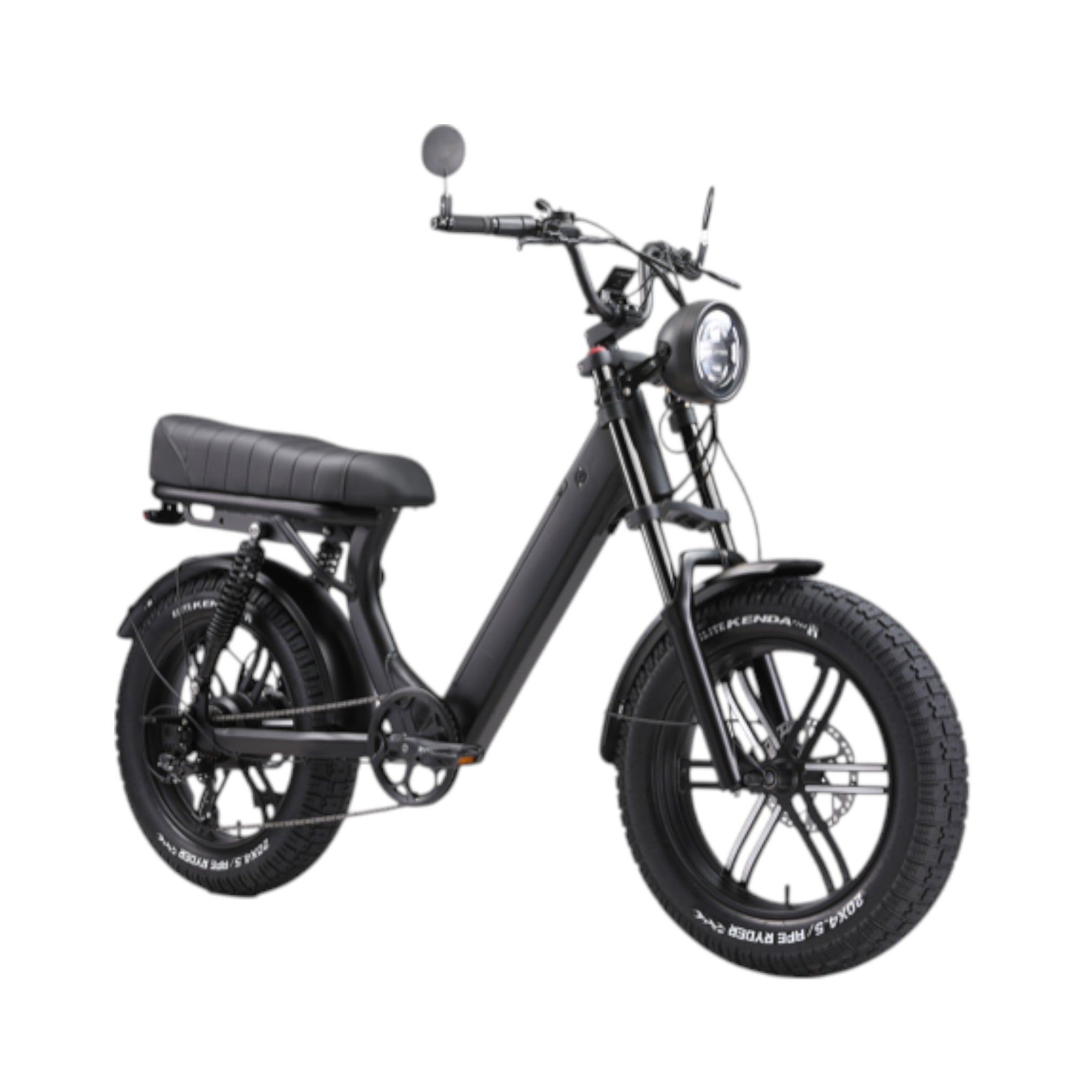Diablo Ape Ryder MD10 - Fatbike - Mat Zwart - 20x4.5 inch - Accu 696Wh (48V, 14.5Ah) - 250W Achterwielmotor (50Nm) - Shimano 7 Versnellingen - Hydraulische Remmen - AE-trading