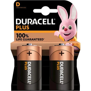 Duracell batterij Plus 100% extra life MN1300/LR20/D BP2 - AE-trading