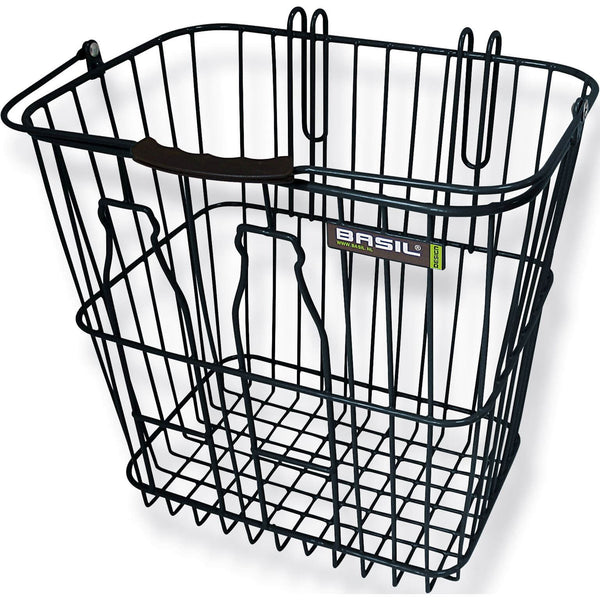 Basil mand Bottlebasket 26L zwart 35x29x34cm - AE-trading