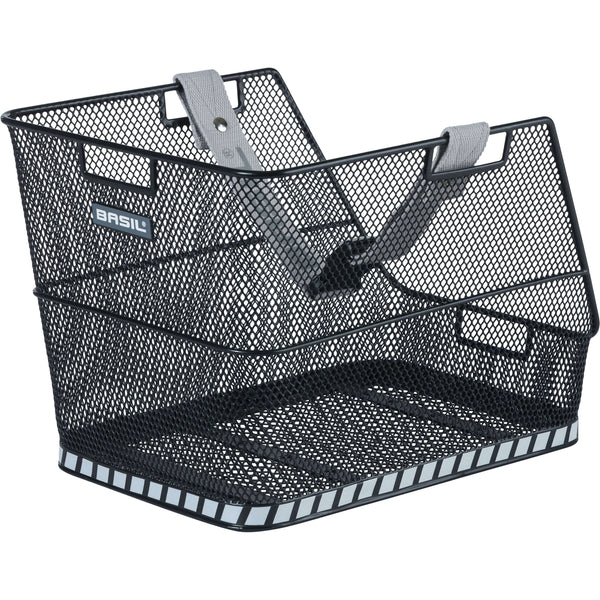 Basil mand Class staal 30L zwart 37,5x27x30,5cm - AE-trading