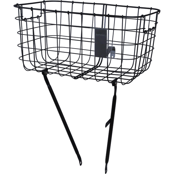 Basil mand Robin 31L matt black 46x31x22cm - AE-trading