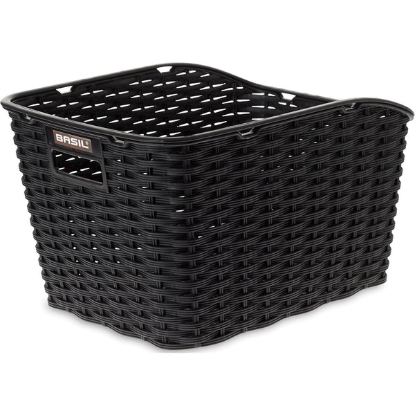 Basil mand Weave WP kunststof 33L zwart 42x32x24,5cm - AE-trading