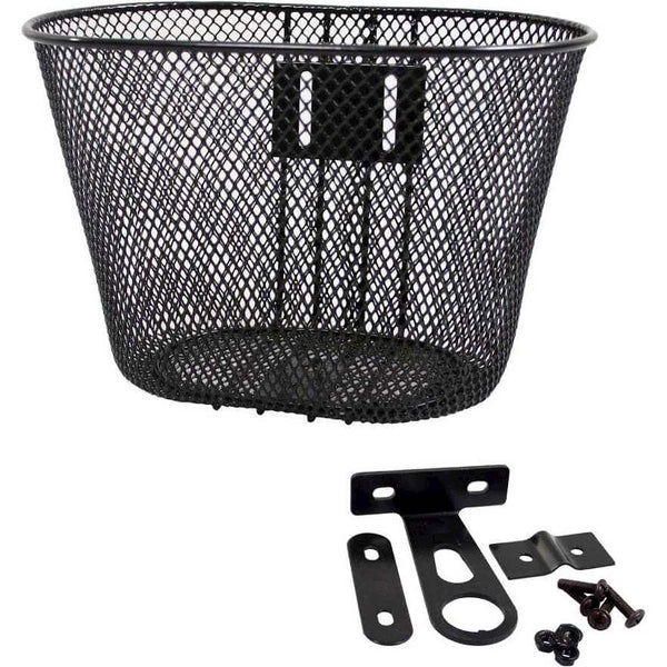 Piazza fietsmandje klein 7,5L zwart 25,5x17,5x17cm - AE-trading