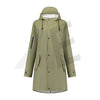 Mirage Rainfall trenchcoat soft touch S olive-green - AE-trading