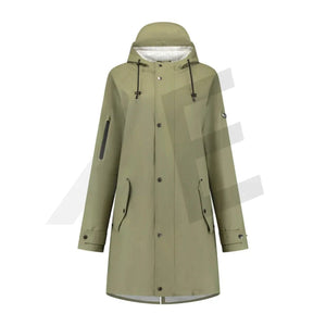 Mirage Rainfall trenchcoat soft touch XL olive-green - AE-trading
