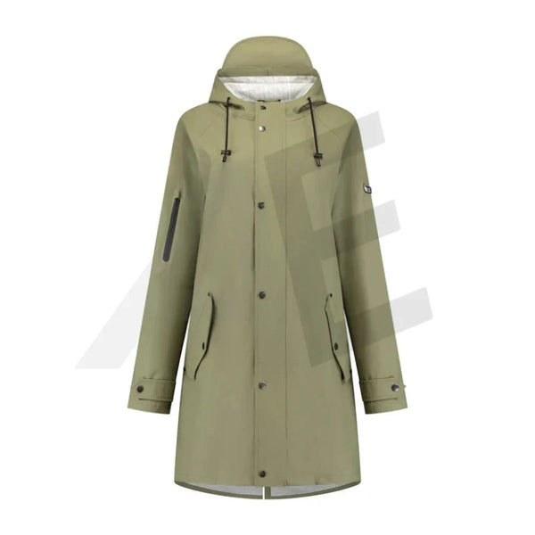 Mirage Rainfall trenchcoat soft touch XL olive-green - AE-trading