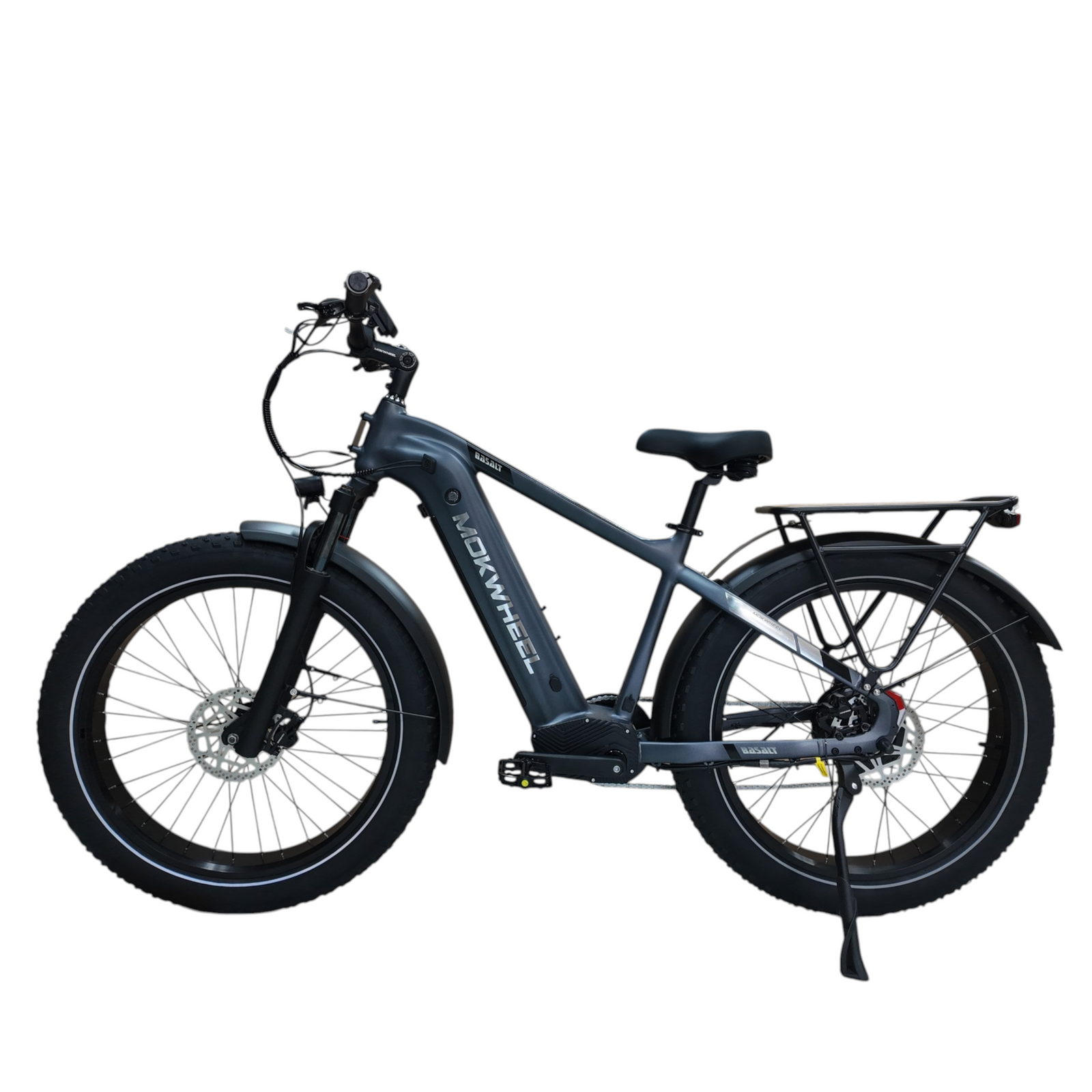 Mokwheel Basalt Mountainbike Fatbike – Asgrijs – 720Wh - AE-trading