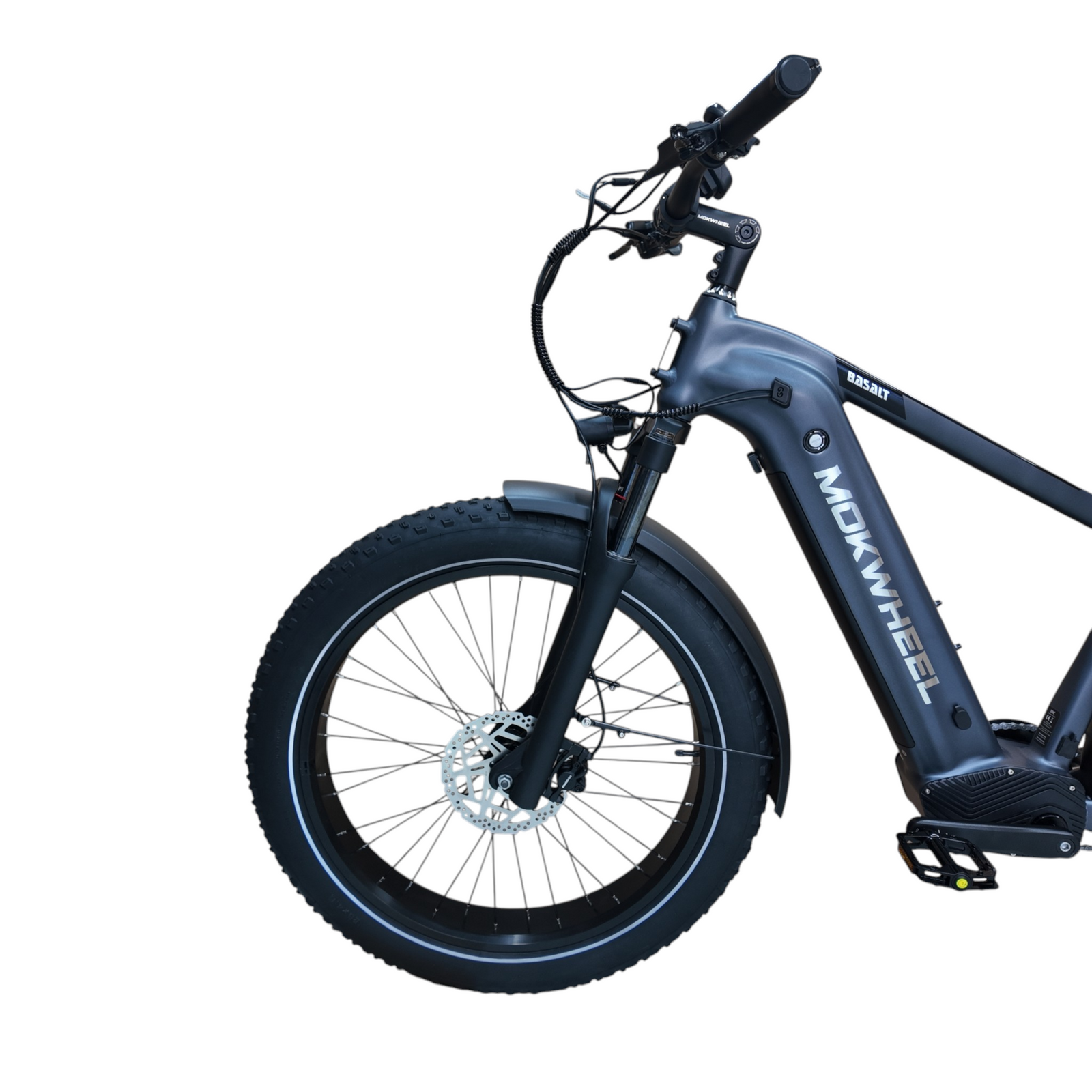 Mokwheel Basalt Mountainbike Fatbike – Asgrijs – 720Wh - AE-trading