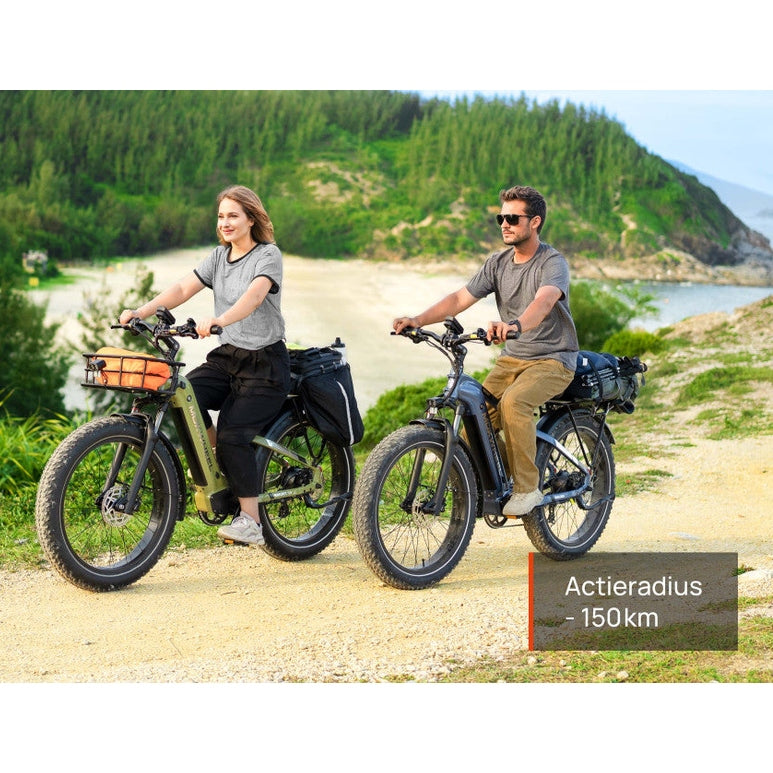 Mokwheel Basalt ST 2.0 – Donkerblauw – 940Wh – Elektrische Fatbike - AE-trading