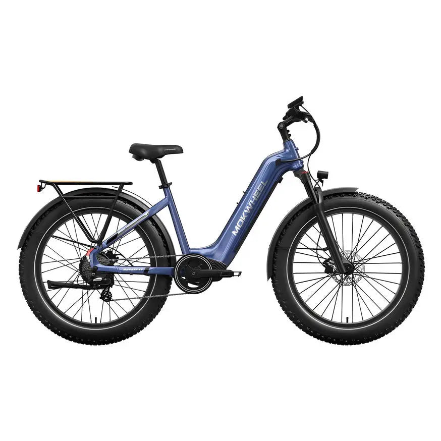 Mokwheel Basalt ST 2.0 Fatbike – Donkerblauw – 940Wh - AE-trading
