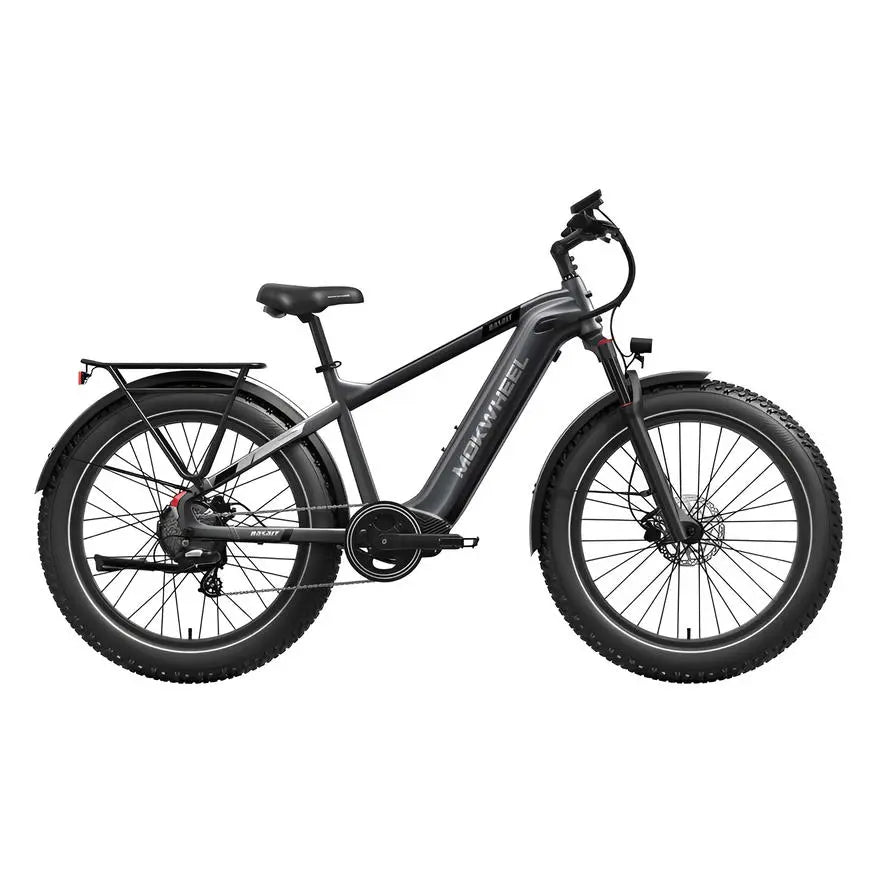 Mokwheel Basalt Mountainbike Fatbike – Asgrijs – 720Wh - AE-trading