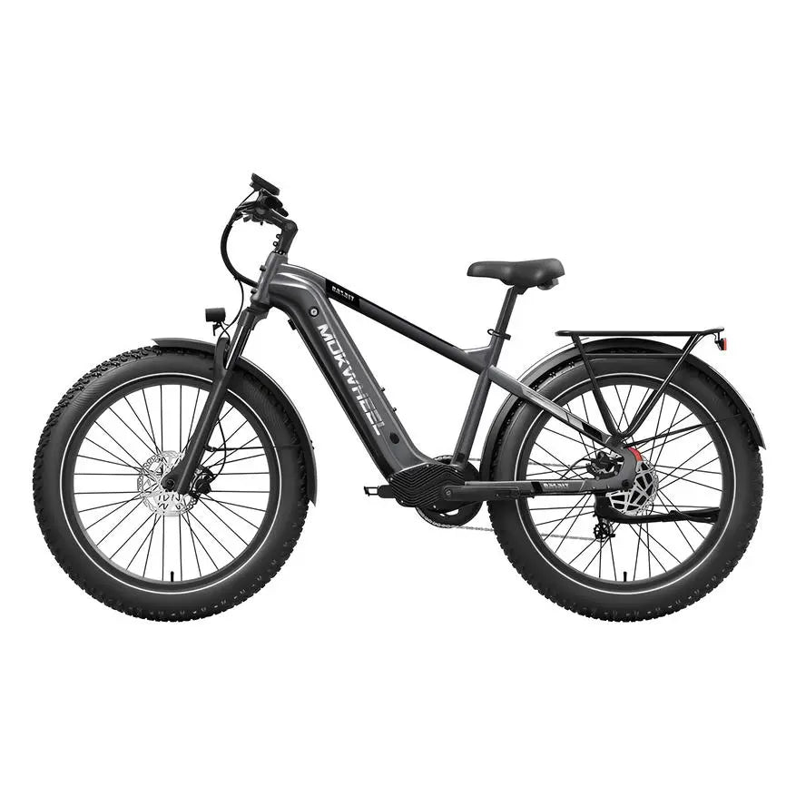 Mokwheel Basalt Mountainbike Fatbike – Asgrijs – 720Wh - AE-trading