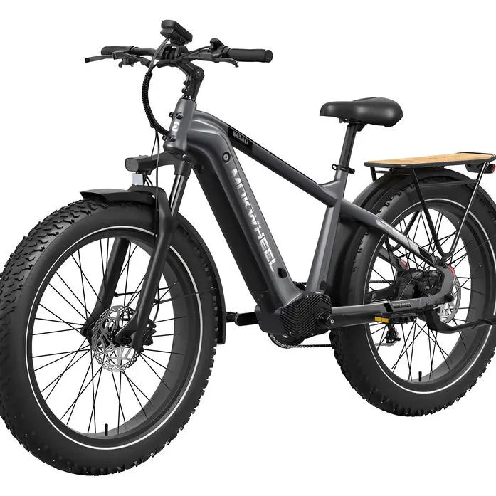 Mokwheel Basalt Mountainbike Fatbike – Asgrijs – 720Wh - AE-trading