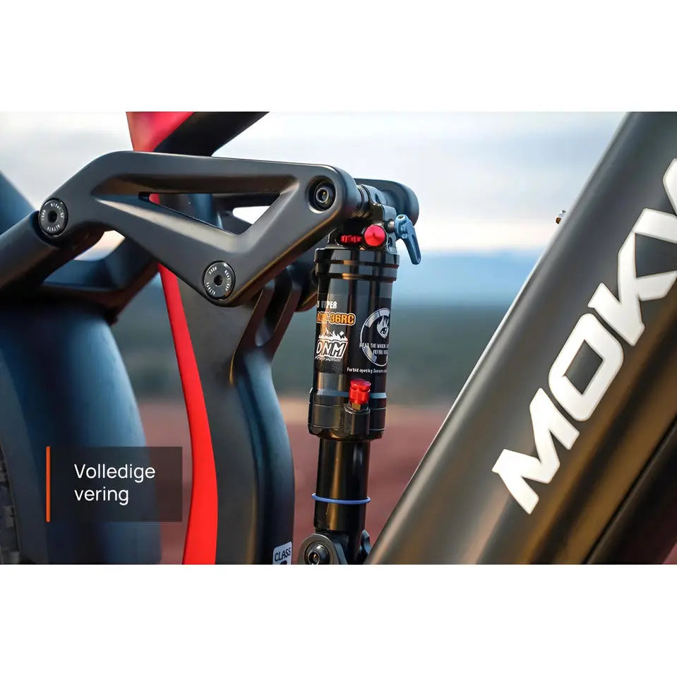 Mokwheel Obsidian ST Mountainbike Fatbike – Blauw/Grijs – 940Wh - AE-trading