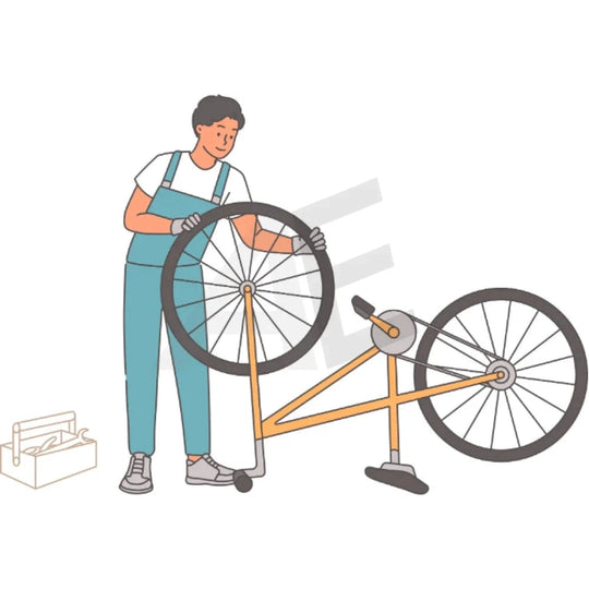 Montageservice - fiets wordt geheel rijklaar geleverd - Qmwheel - AE-trading