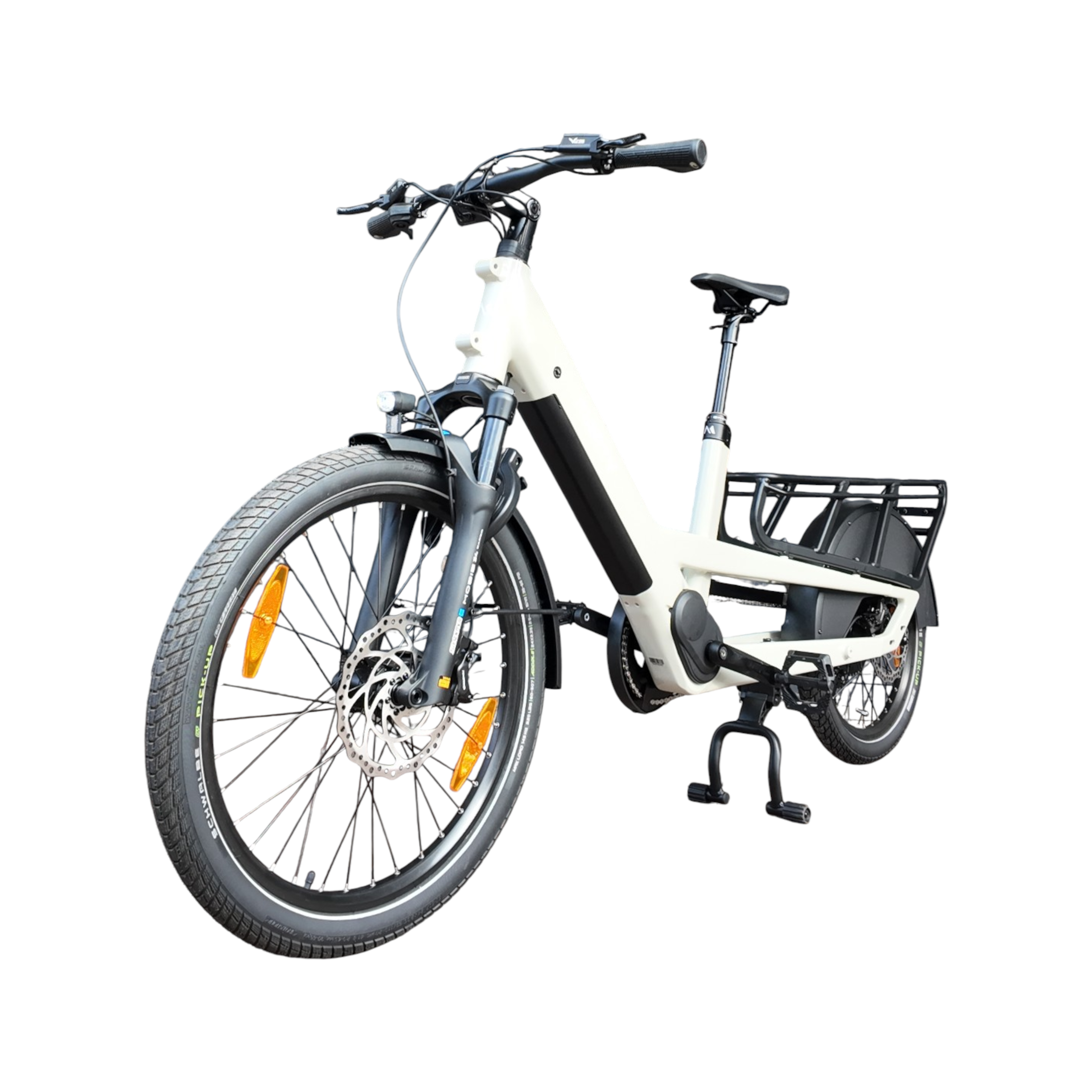 Monty Cargo V4 Rover - Wit - Elektrische Longtail - AE-trading