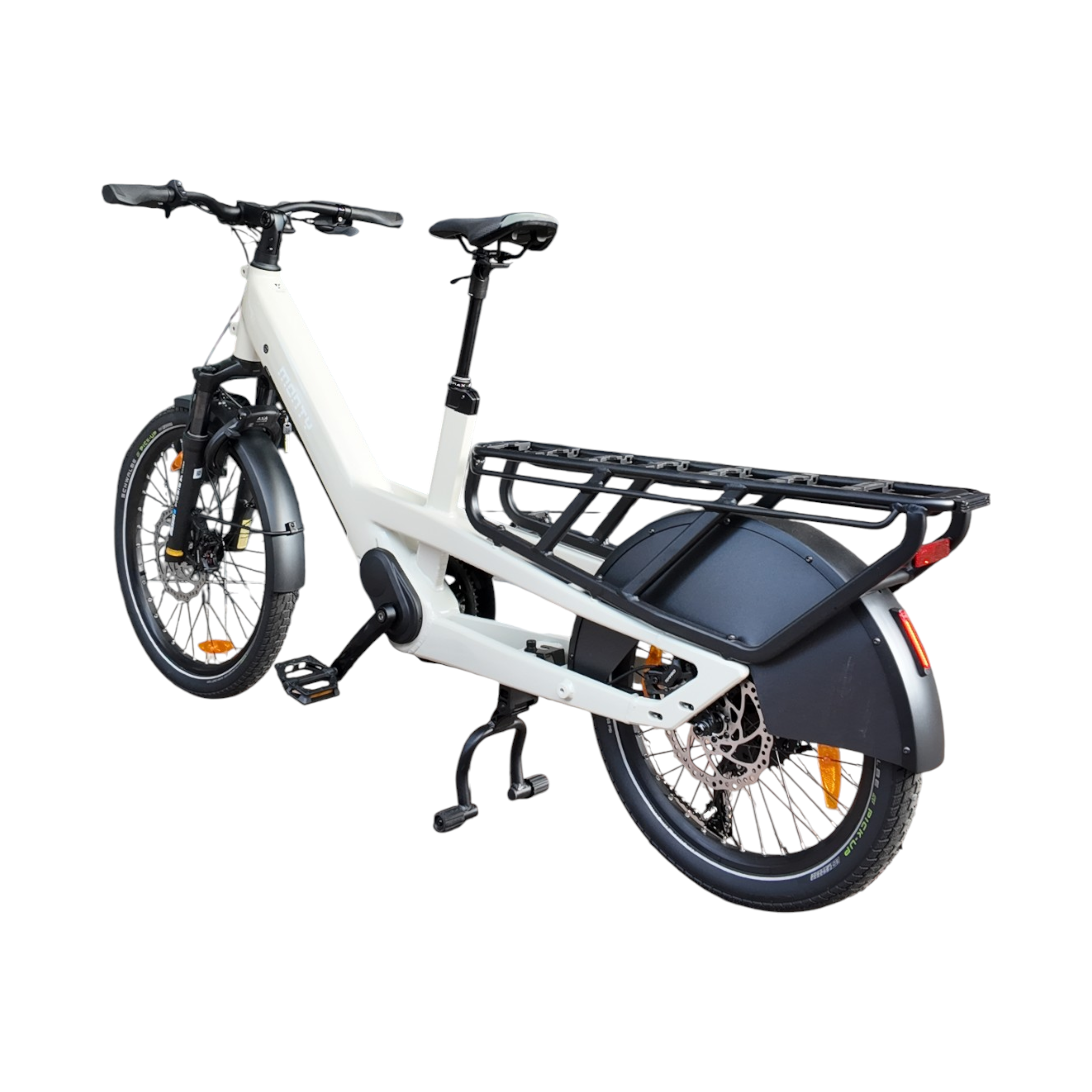 Monty Cargo V4 Rover - Wit - Elektrische Longtail - AE-trading