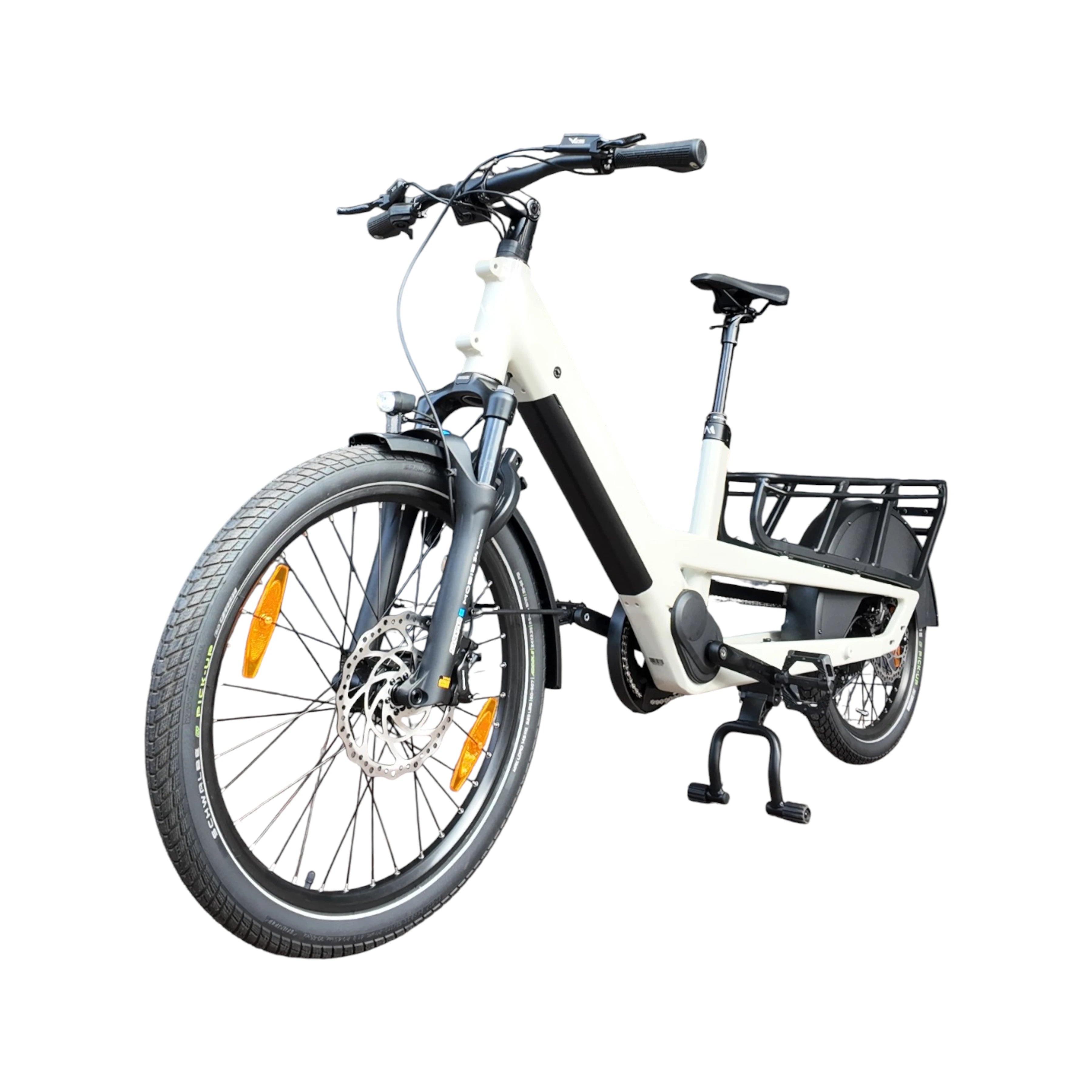 Monty Cargo V4 Rover - Wit - Elektrische Longtail - AE-trading