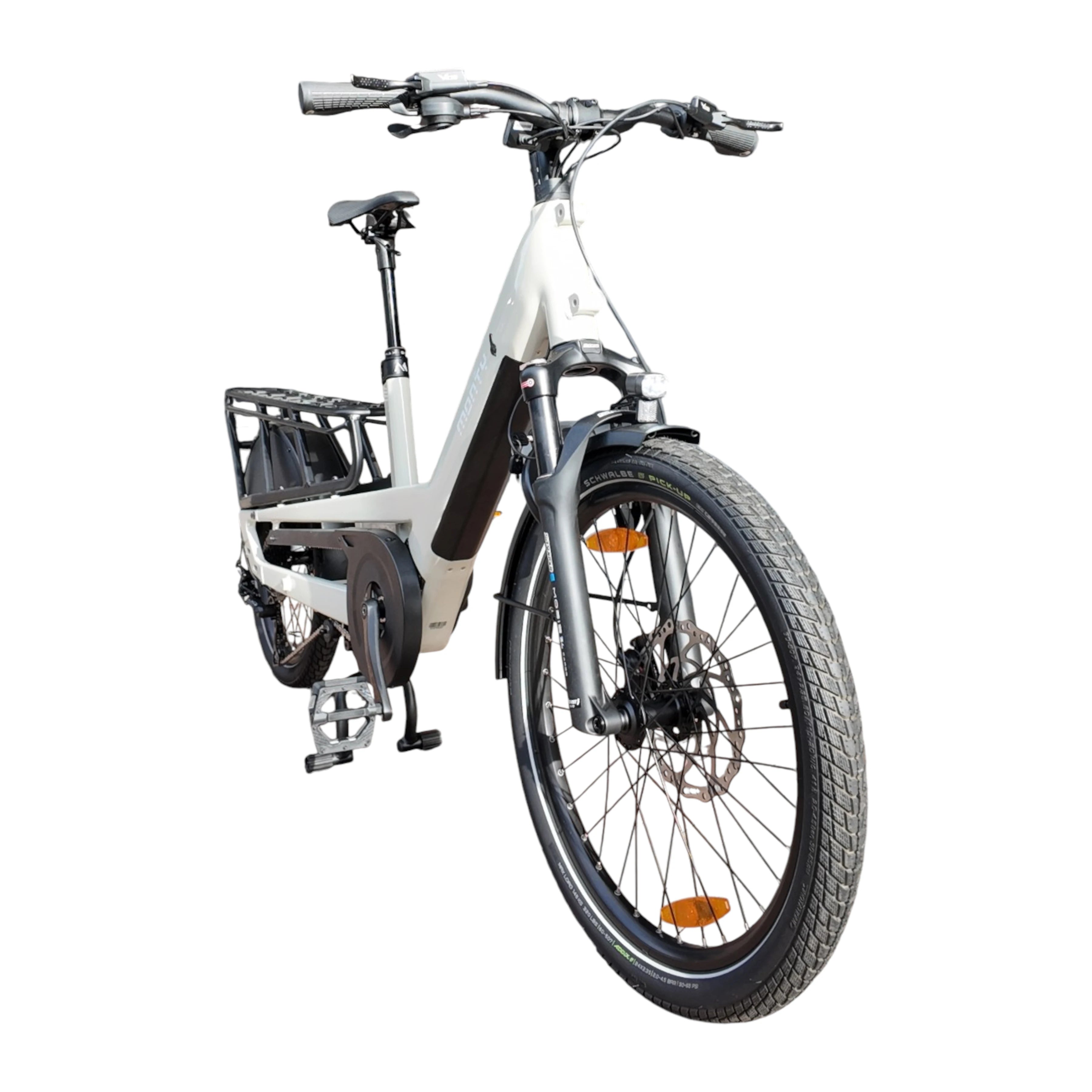 Monty Cargo V4 Rover - Wit - Elektrische Longtail - AE-trading