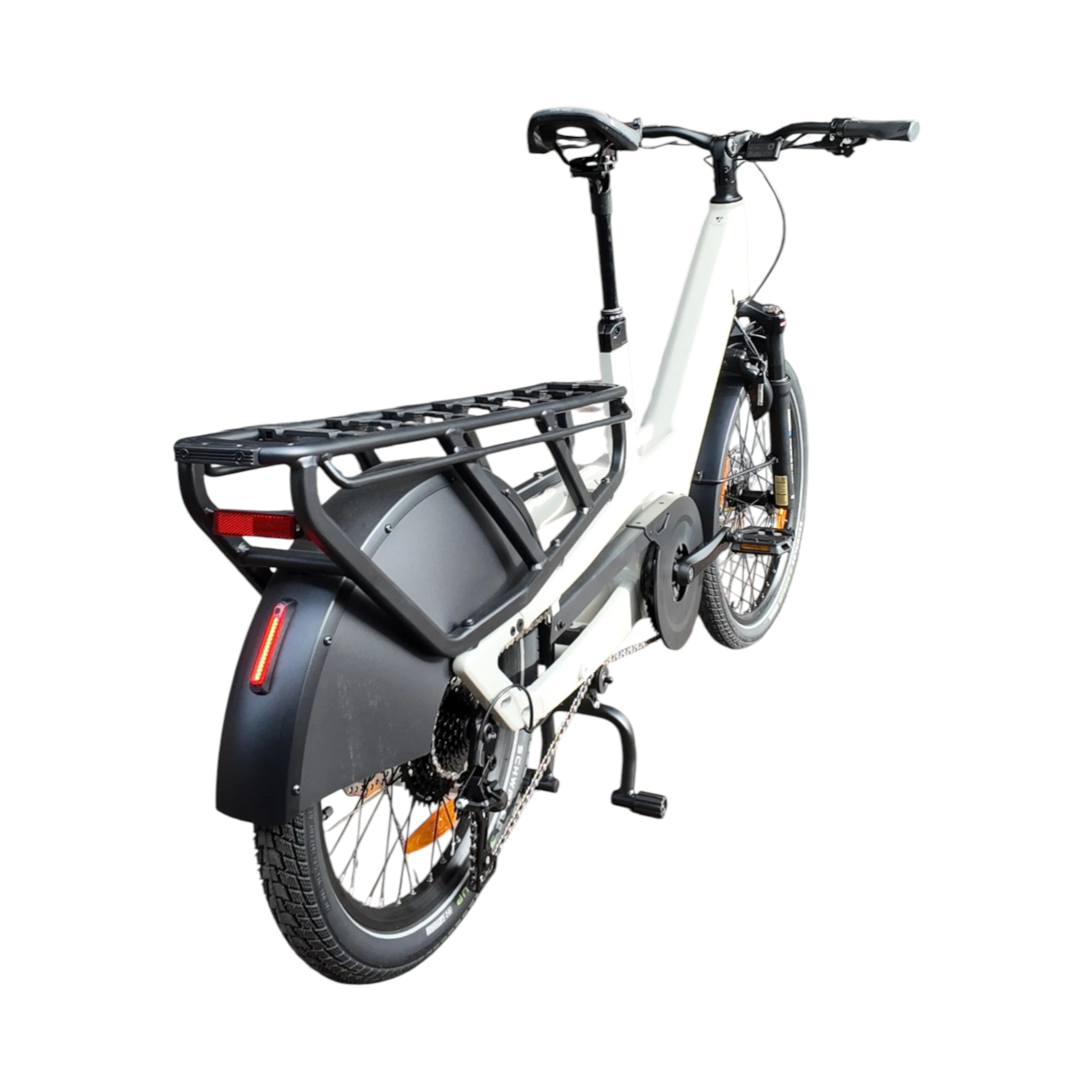 Monty Cargo V4 Rover - Wit - Elektrische Longtail - AE-trading
