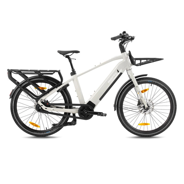 Monty Cargo V6 Strada - Elektrische Longtail - Glanzend Wit - AE-trading