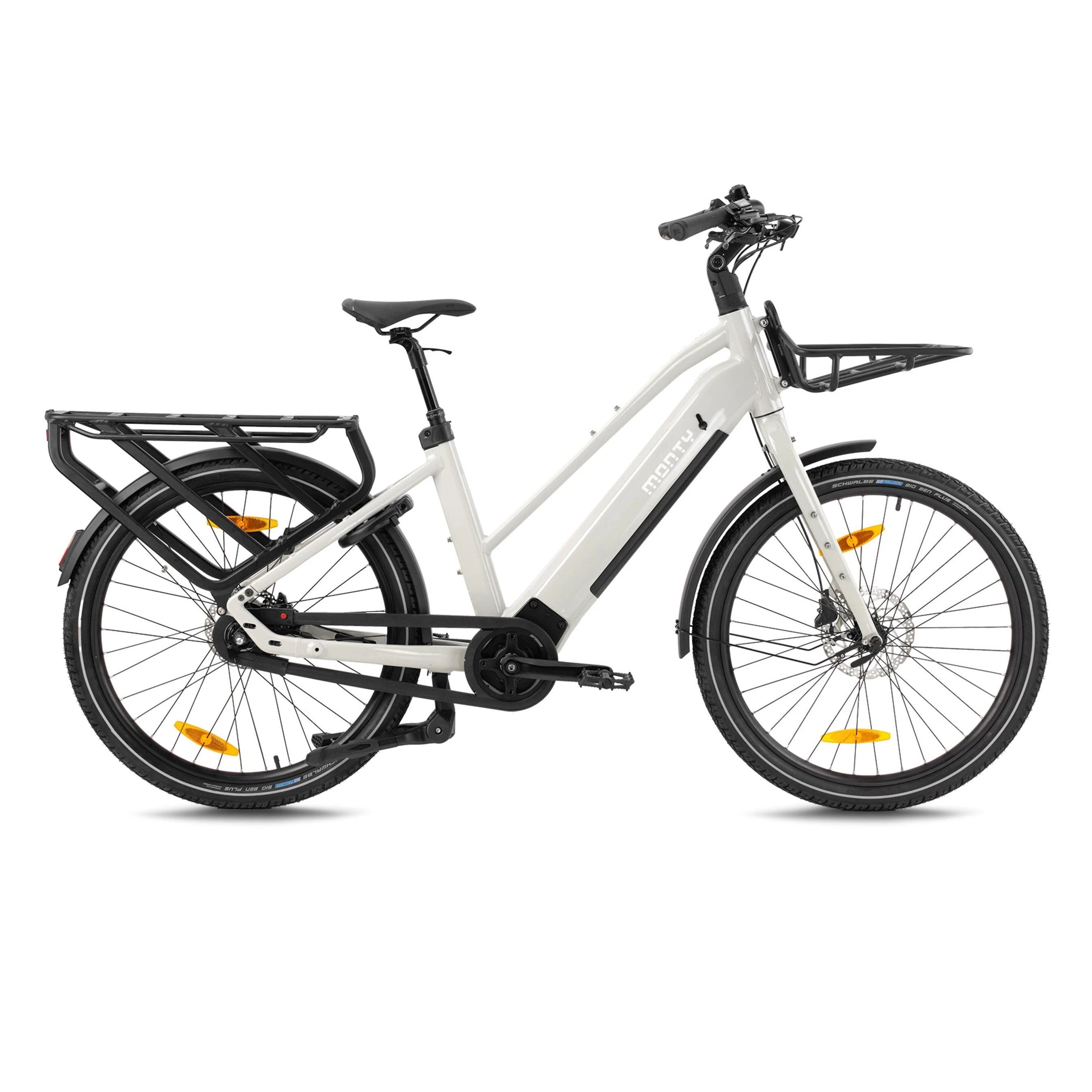 Monty Cargo V6 Strada ST - Glossy White - Elektrische Longtail - AE-trading