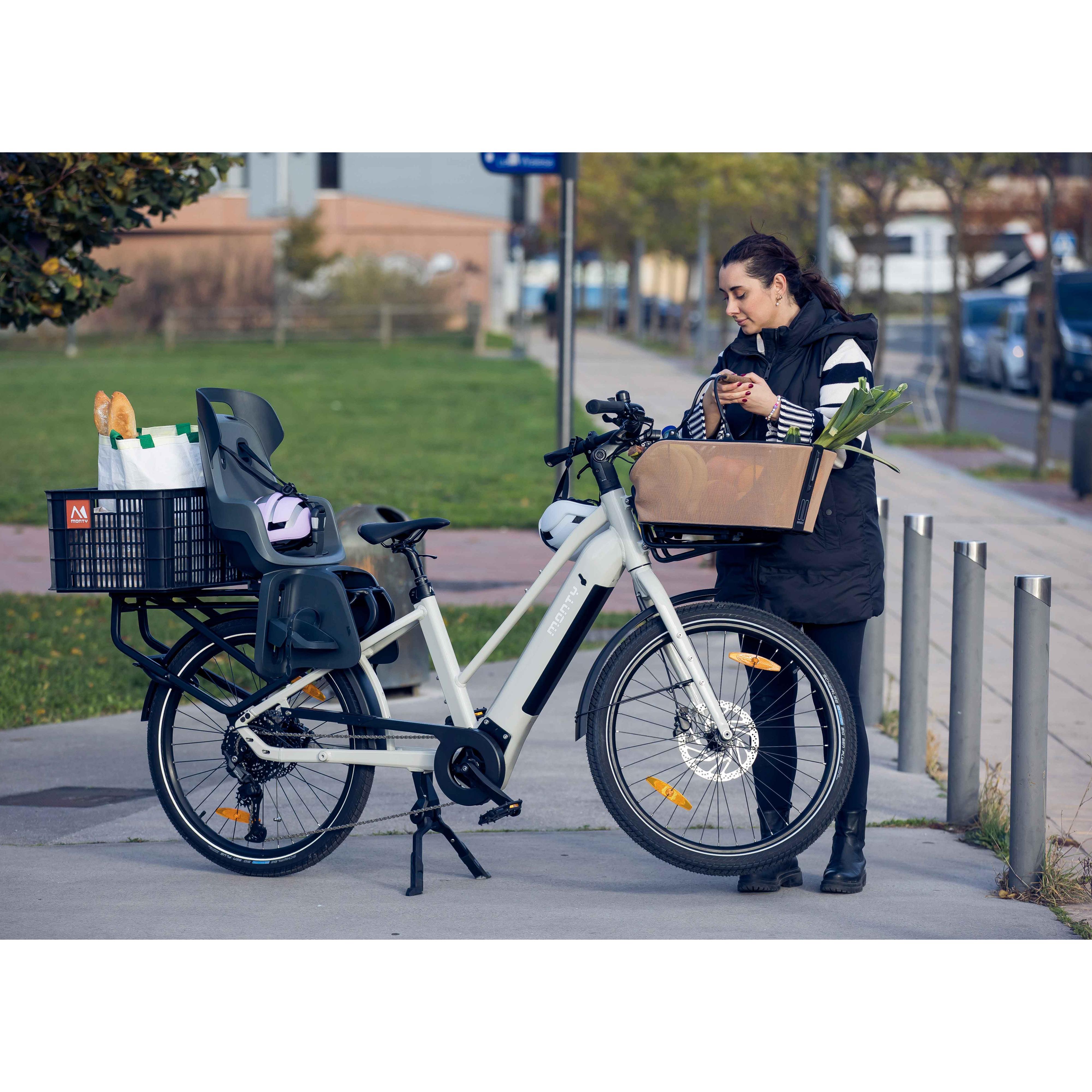 Monty Cargo V8 - Glossy White - Elektrische Longtail - AE-trading