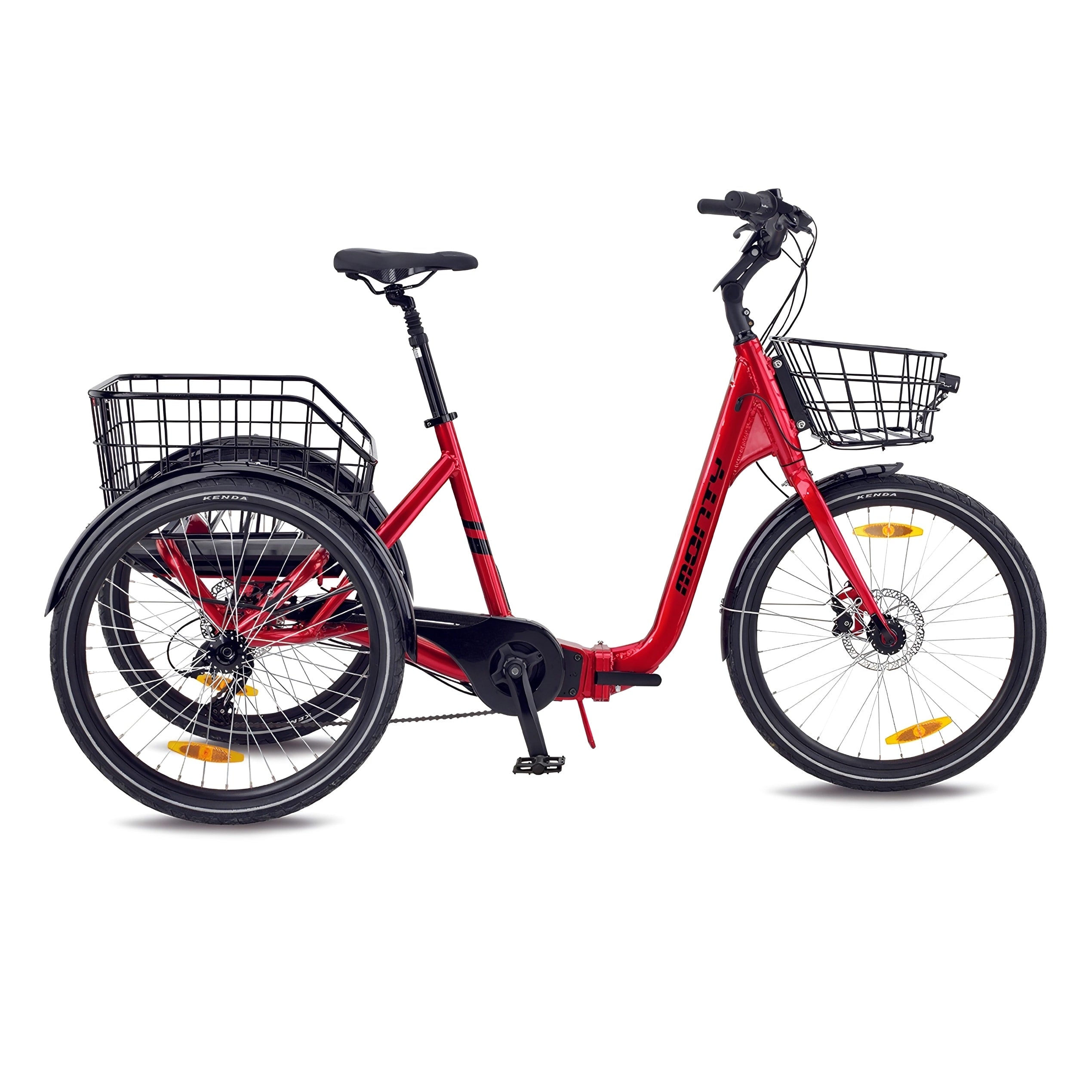 Monty Rocket 24 - Red - Elektrische Driewieler - AE-trading