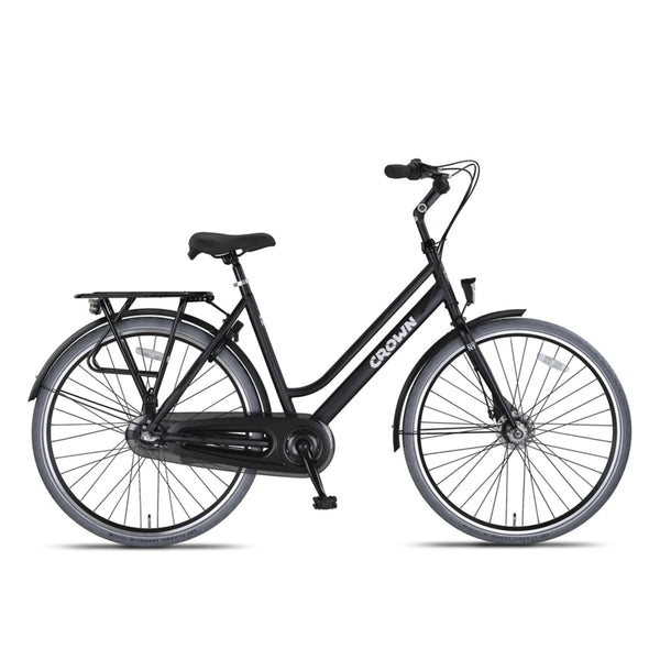 New York Plus 28 Inch - Midnight Black - 53cm - Damesfiets - AE-trading