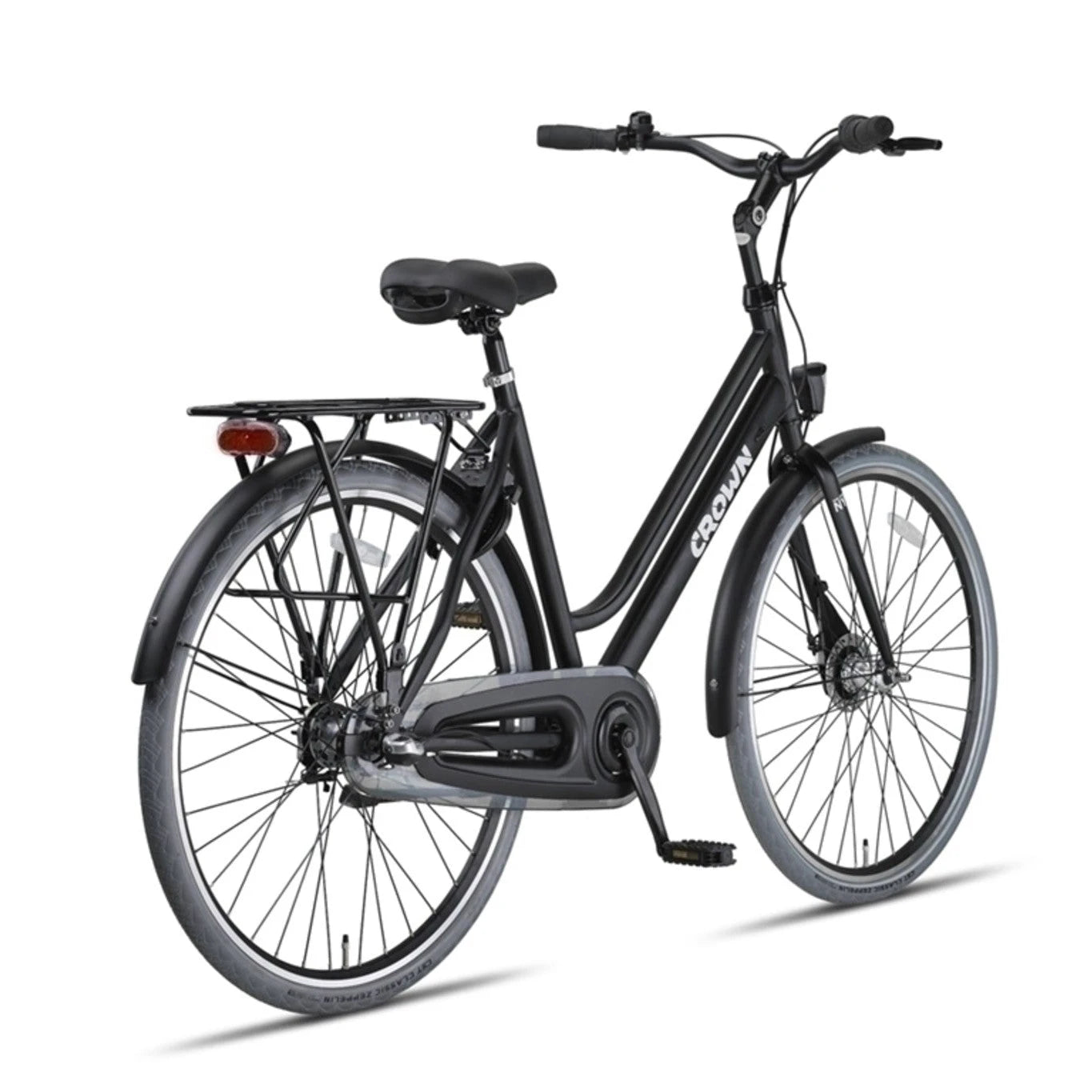 New York Plus 28 Inch - Midnight Black - 53cm - Damesfiets - AE-trading