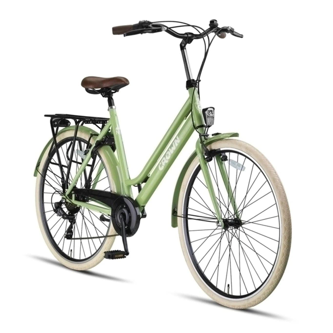 New York Plus 28 Inch - Salie Groen - 53cm - Damesfiets - AE-trading